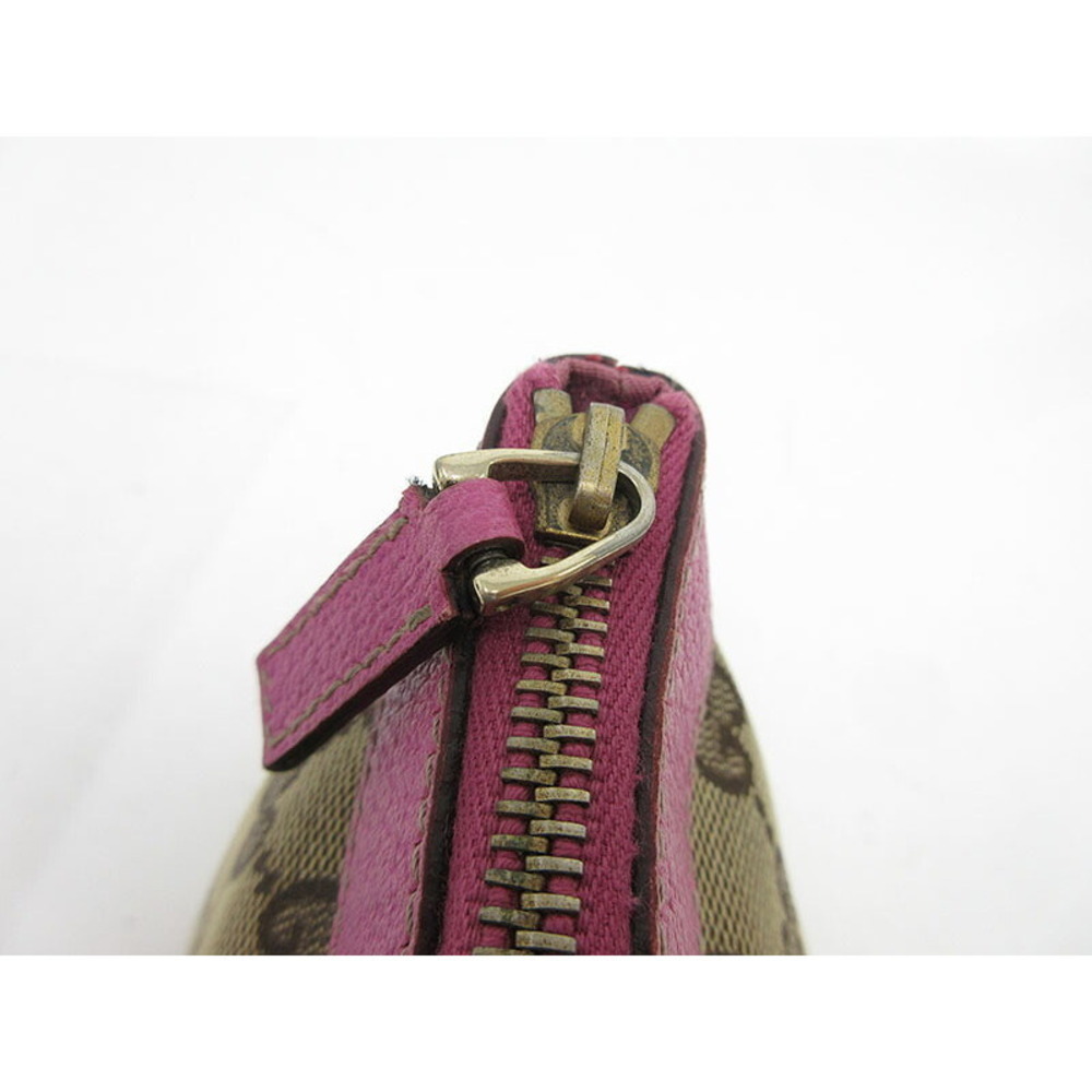 Gucci Canvas Pink GG Bag Tote Abbey Beige - Picture 9 of 11